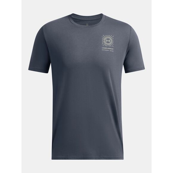 NWT Under Armour UA Outdoor Canyon Men's Short Sleeve Tee in Downpour Grey sz XL - Picture 1 of 7